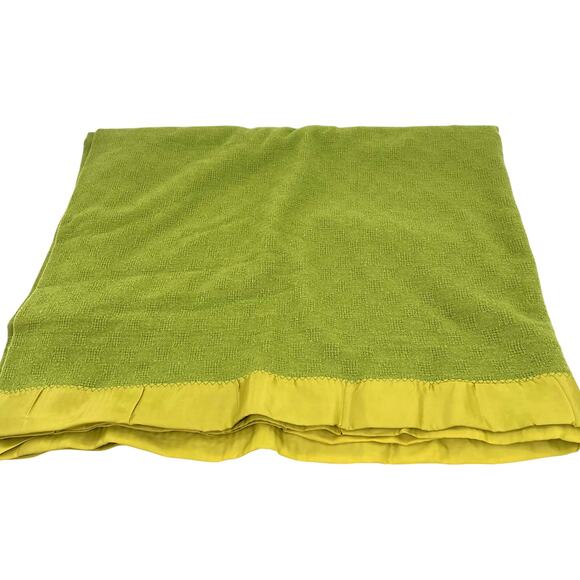 Faribo Pure Wool Blanket satin trim - Picture 8 of 9
